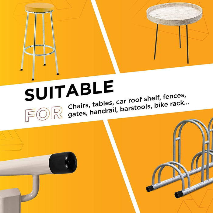 1.625 inch - Round Vinyl/Rubber End Cap