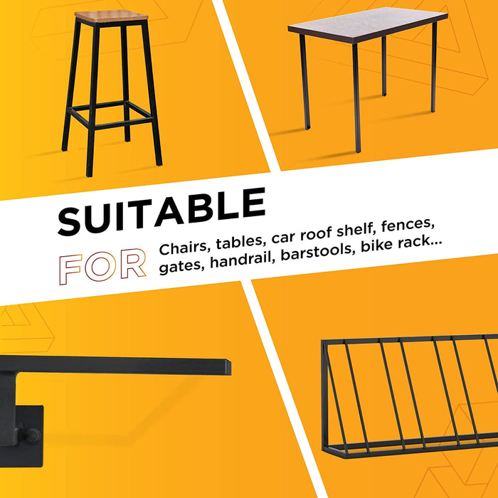 1.5 inch - Square Vinyl/Rubber End Cap